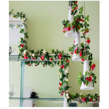 Support de fleur en soie artificielle de nouveau style en gros pour la décoration de mariage